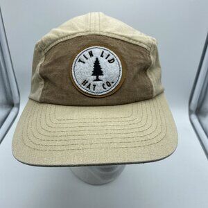 Tin Lid Hat Co. Tan Khaki Hat Cap Strap-back